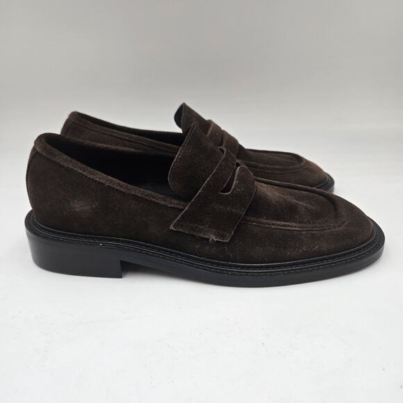 Romantic Move Penny Loafers Brown Suede Korean Sz 260 High Quality US 8 Slip On main image 15